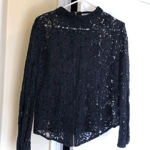 Shear Black sweater